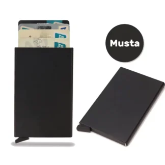 Korttikotelo RFID Safe - Musta